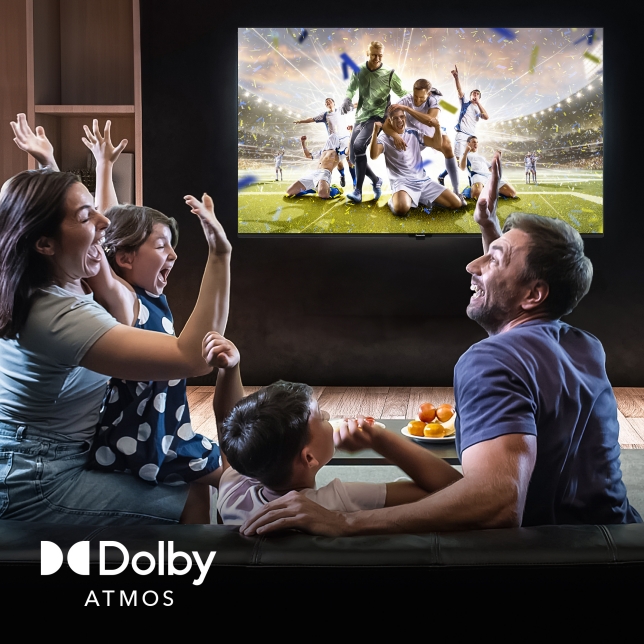 Immersive surround sound with Dolby Atmos
